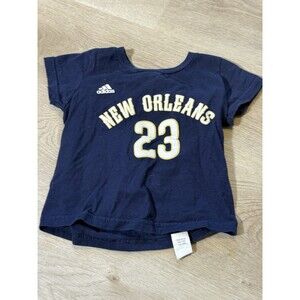 Anthony Davis #23 New Orleans Pelicans T-Shirt Toddler Size 2T Blue Adidas NBA